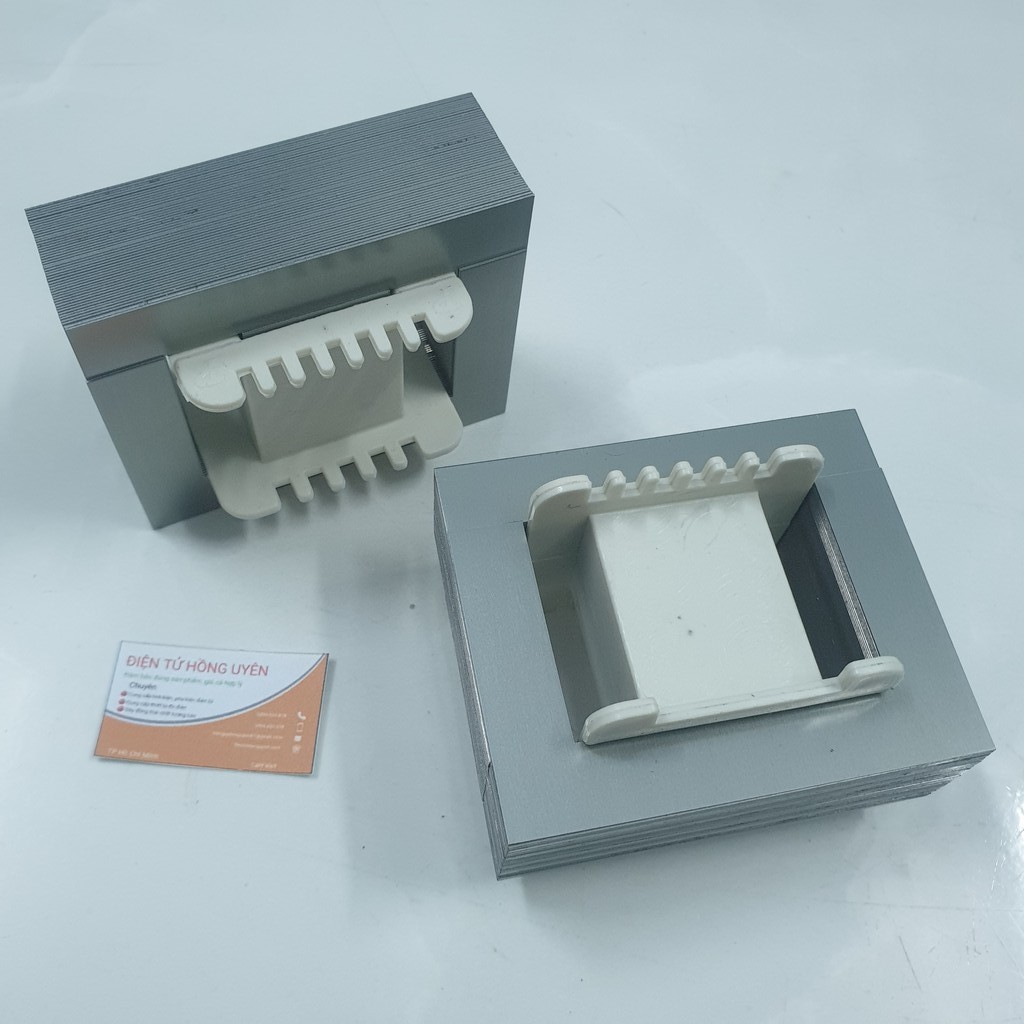 Phe biến áp 25x25 . Phe quấn biến áp cơ 2 vế, biến áp mỏ hàn xung. Fe biến áp vuông EI có cả khuôn nhựa