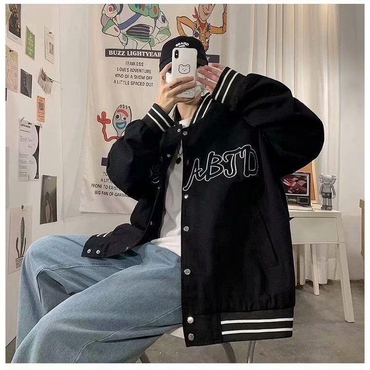 ÁO KHOÁC DÙ BOMBER NAM NỮ UNISEX HOTTREND THỜI TRANG HÀN QUỐC 2021 KME