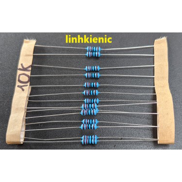 [50 CON] Điện Trở 10K 1/4W 5%, 1%