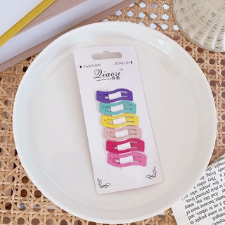 Kẹp tóc mái Hàn Quốc (set 6) siêu cute