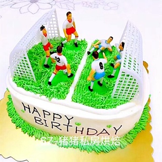 đồ trang trí bánh [FREESHIP❤️] Đội bóng tý hon nhựa - phụ kiện trang trí bánh sinh nhật