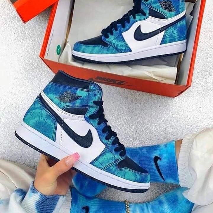 Giày thể thao J.od.an A.i.r 1 High Tie Dye 99% full box - Giày sneaker cao cấp unisex