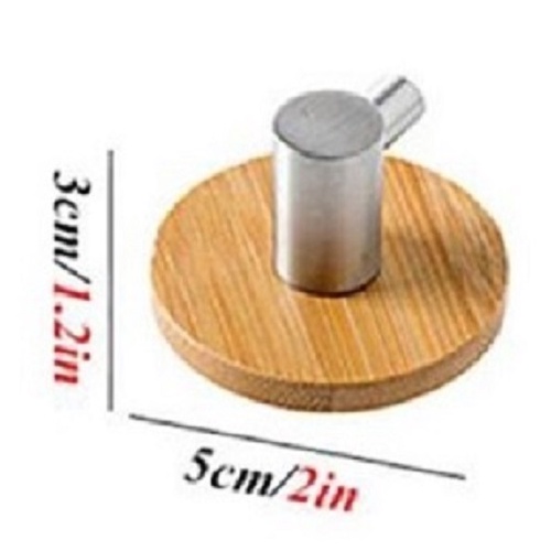 Móc dán tường bằng gỗ LAMS siêu chắc, keo dán 3M Foam Hoa Kỳ