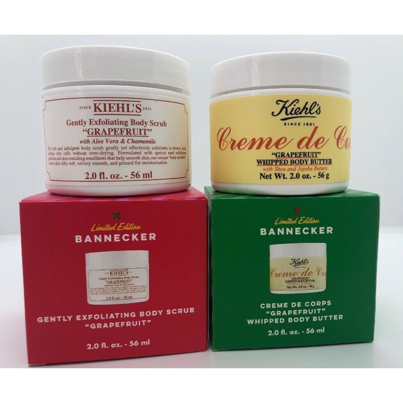 (Hàng Mỹ 🇺🇸) sẵn- set tẩy tế bào chết và dưỡng thể dạng bơ KIEHLS