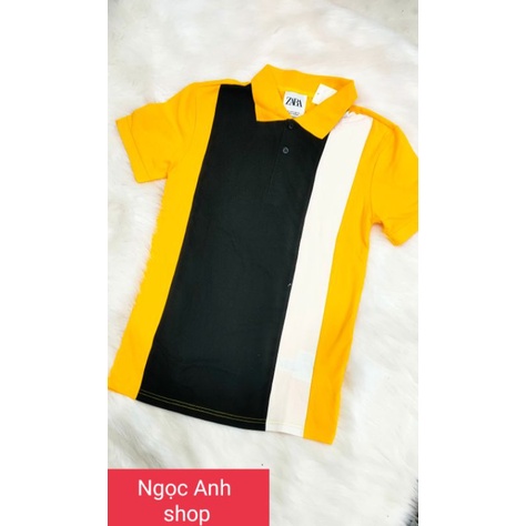 Áo nam tay ngắn có cổ thun cá sấu ,cotton 100% bao đẹp