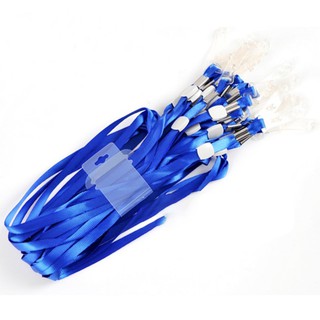 50 dây đeo thẻ lụa móc nhựa