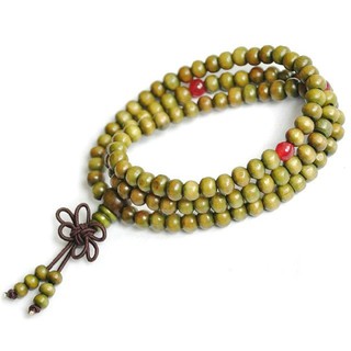 Chuỗi Hạt Phật, 108 Hạt, Cam kết làm từ Gỗ tự nhiên, dùng để lần hạt hoặc đeo tay đều tiện - Giá cực sốc