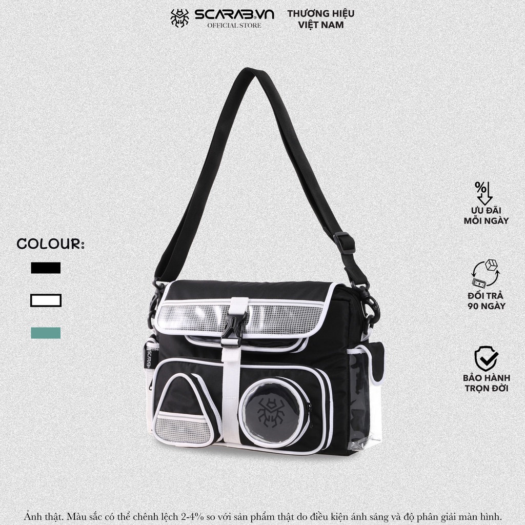 Túi Đeo Chéo Kết Hợp Balo Thời Trang SCARAB - UNIQUE™ Messenger Bag Unisex