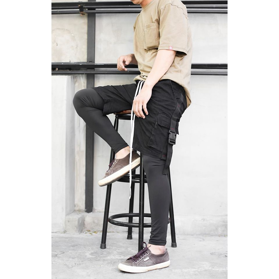 Quần Đùi Short Kaki Nam Cao Cấp Vải Co Giãn, Dày Dặn, Lưng Thun Thoải Mái, Túi Hộp Khóa Gài Thời Trang, Cá Tính SK006