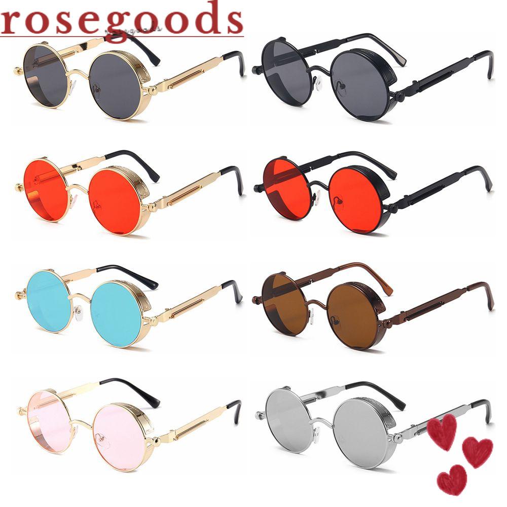 Kính Mát Gọng Kim Loại Phong Cách Steampunk Thời Trang