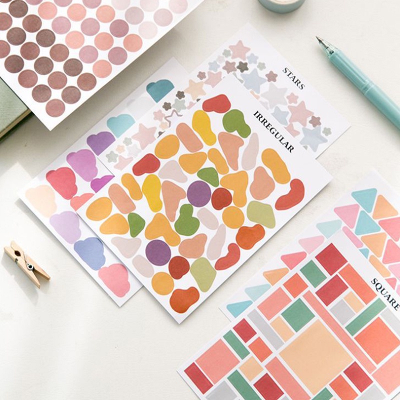 Miếng Dán Trang Trí Họa Tiết Dễ Thương Sáng Tạo DIY