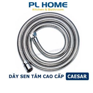 Dây sen tắm chống xoắn caesar 13608mda, 51100mcc chính hãng dài 1,5m, inox 304, thích hợp cho các loại tay sen tắm