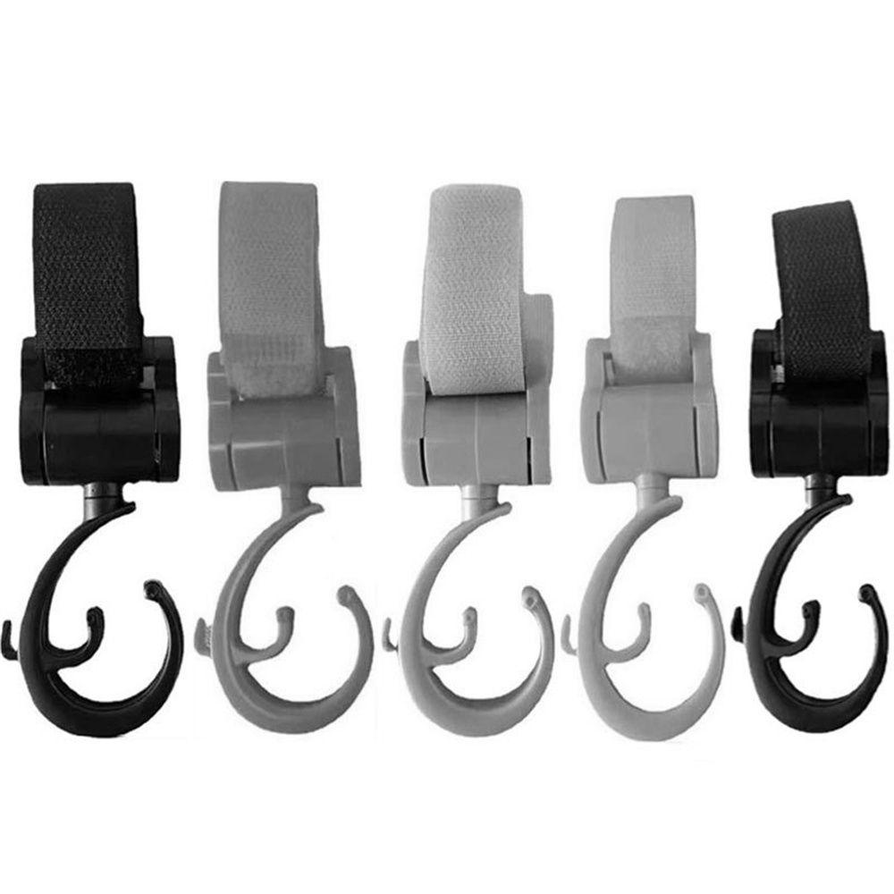 JARRED Móc Treo Đồ Gắn Xe Đẩy Em Bé Xoay 360 Độ Đa Năng Tiện Dụng