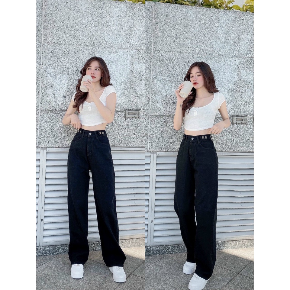 [3 SIZE 40-56KG TÙY CHIỀU CAO] QUẦN JEAN SUÔNG NỮ THỜI TRANG ĐI CHƠI, ĐI LÀM