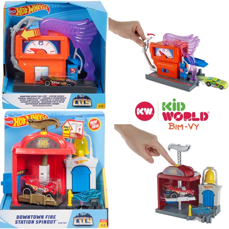 Bộ đường ray đua xe Hot Wheels City FRH28.