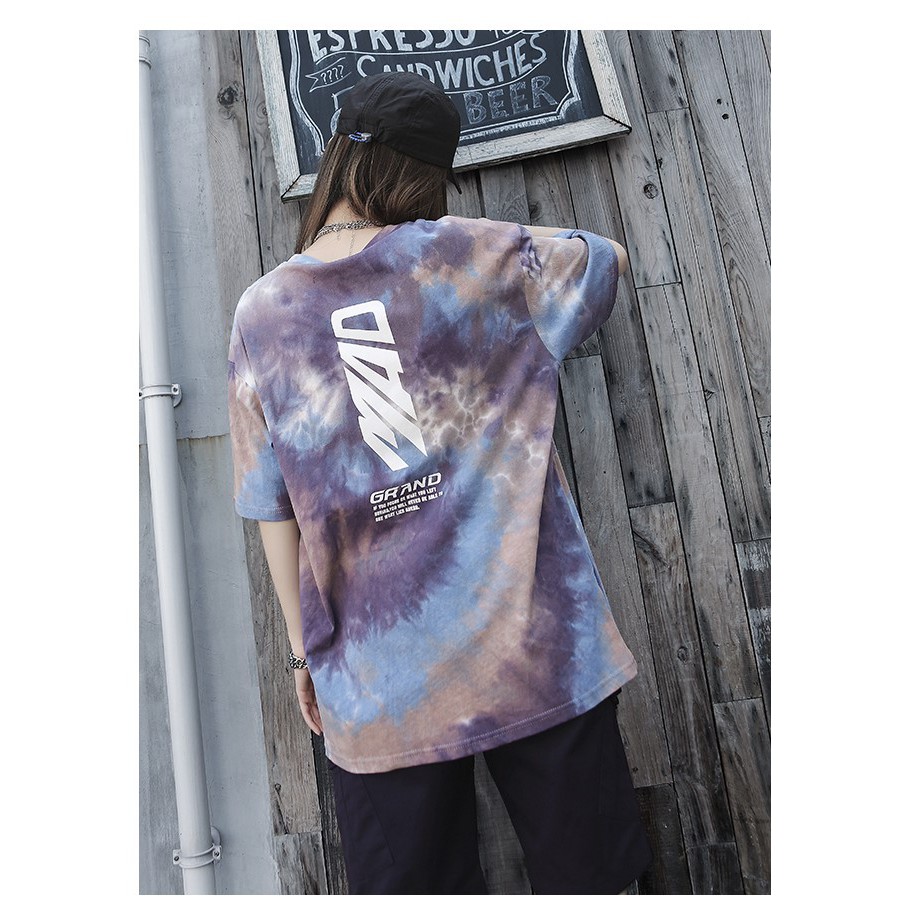 áo thun tay lỡ nam nữ unisex loang màu siêu đẹp | BigBuy360 - bigbuy360.vn