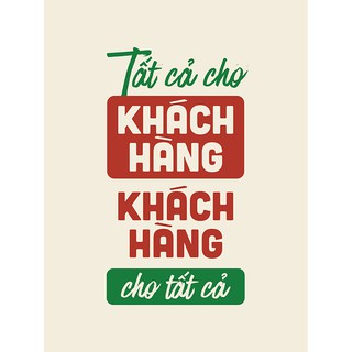 Tranh Treo tường VTC slogan Động Lực CANVAS-TYPO-16 KT 45 x 60 cm