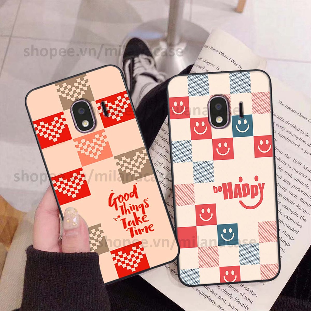 Ốp Samsung J4 2018 caro họa tiết nhiều màu sắc siêu đẹp thời trang cá tính
