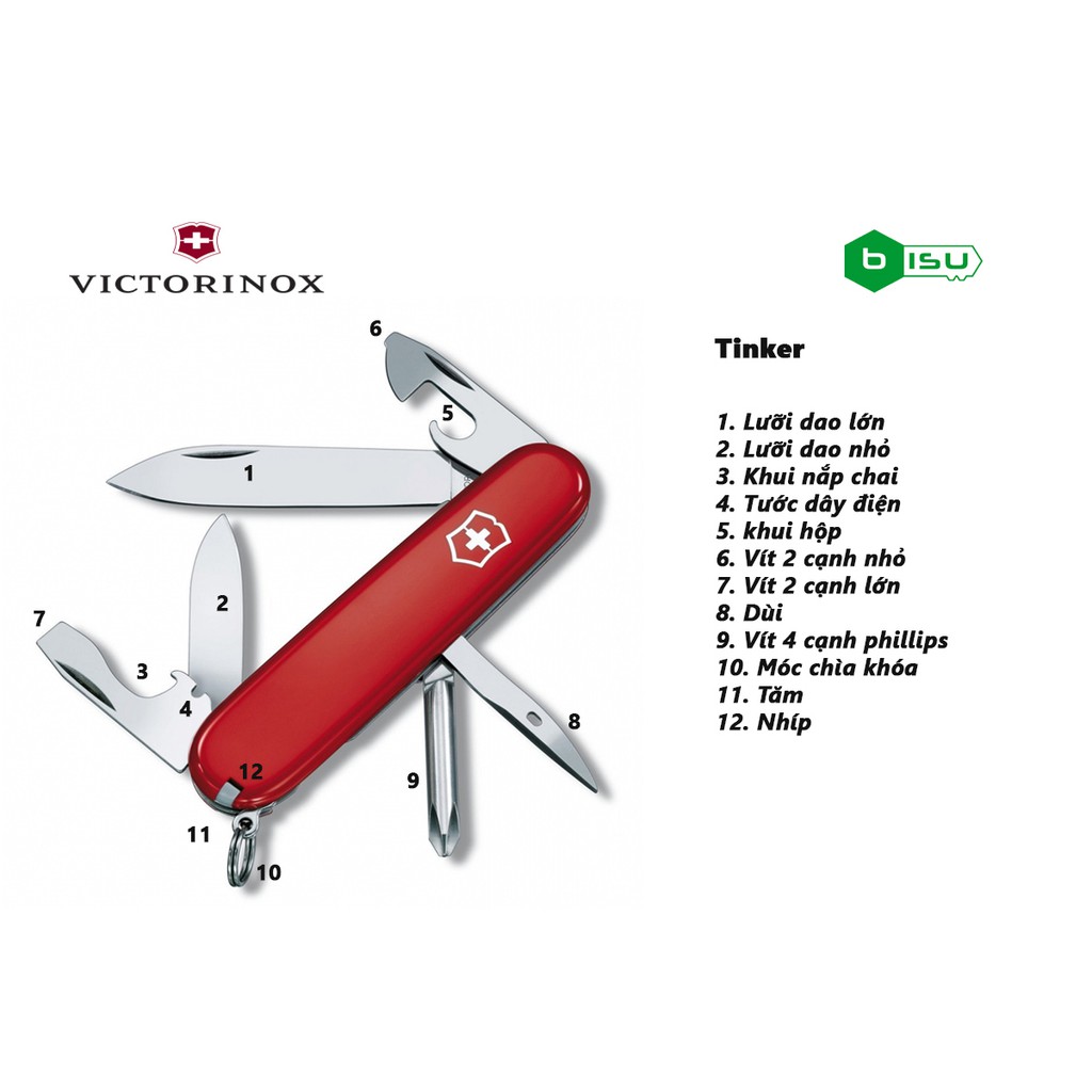 Dụng cụ đa năng Victorinox - 91mm - Tinker
