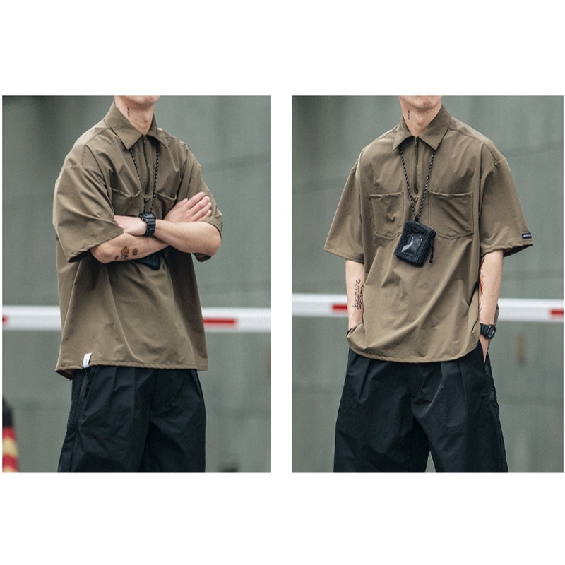 Áo Polo Form Rộng Nam tay ngắn cổ polo dáng rộng | BigBuy360 - bigbuy360.vn