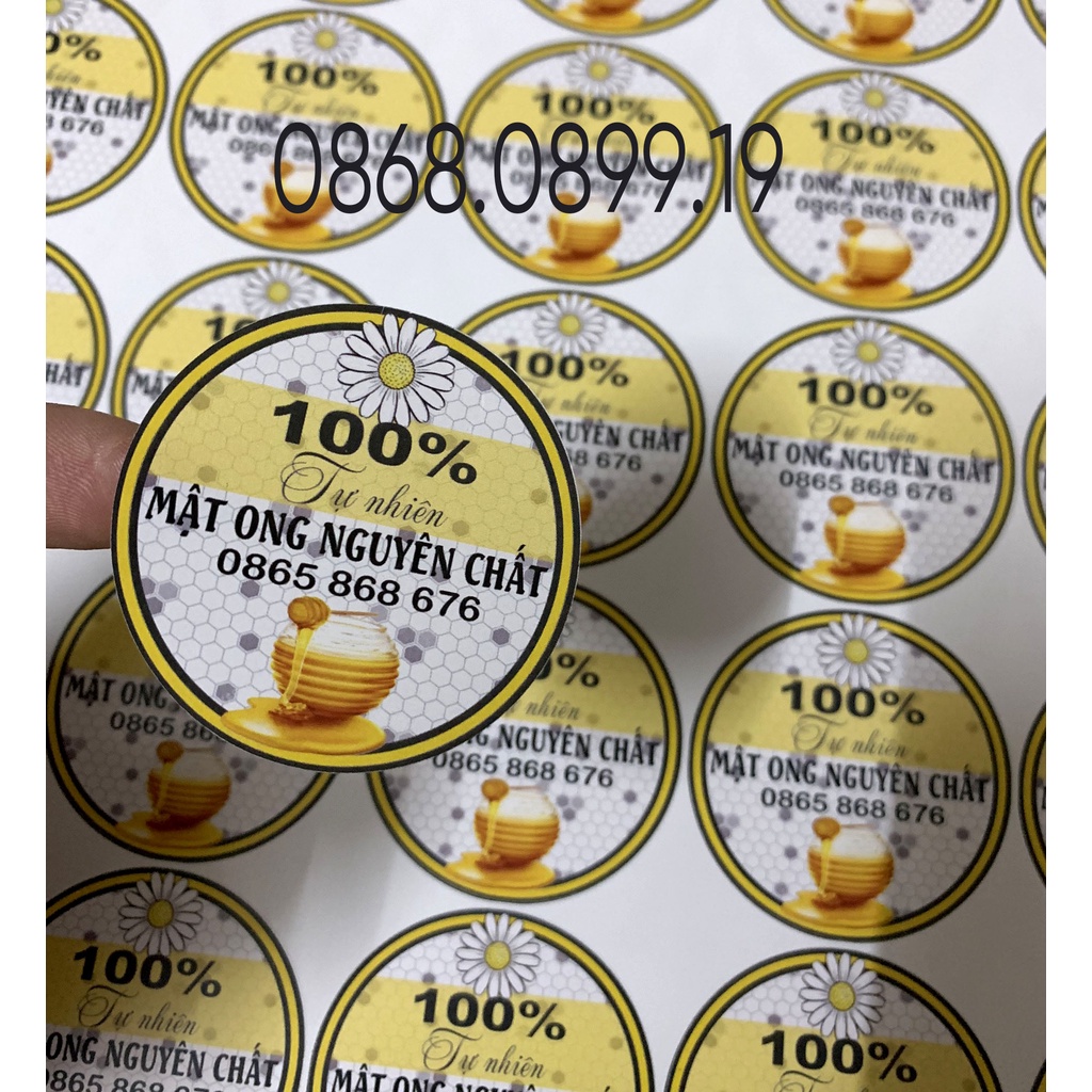 In tem nhãn decal và cắt bế theo yêu cầu riêng, miễn phí tư vấn thiết kế trước khi đặt hàng shopee