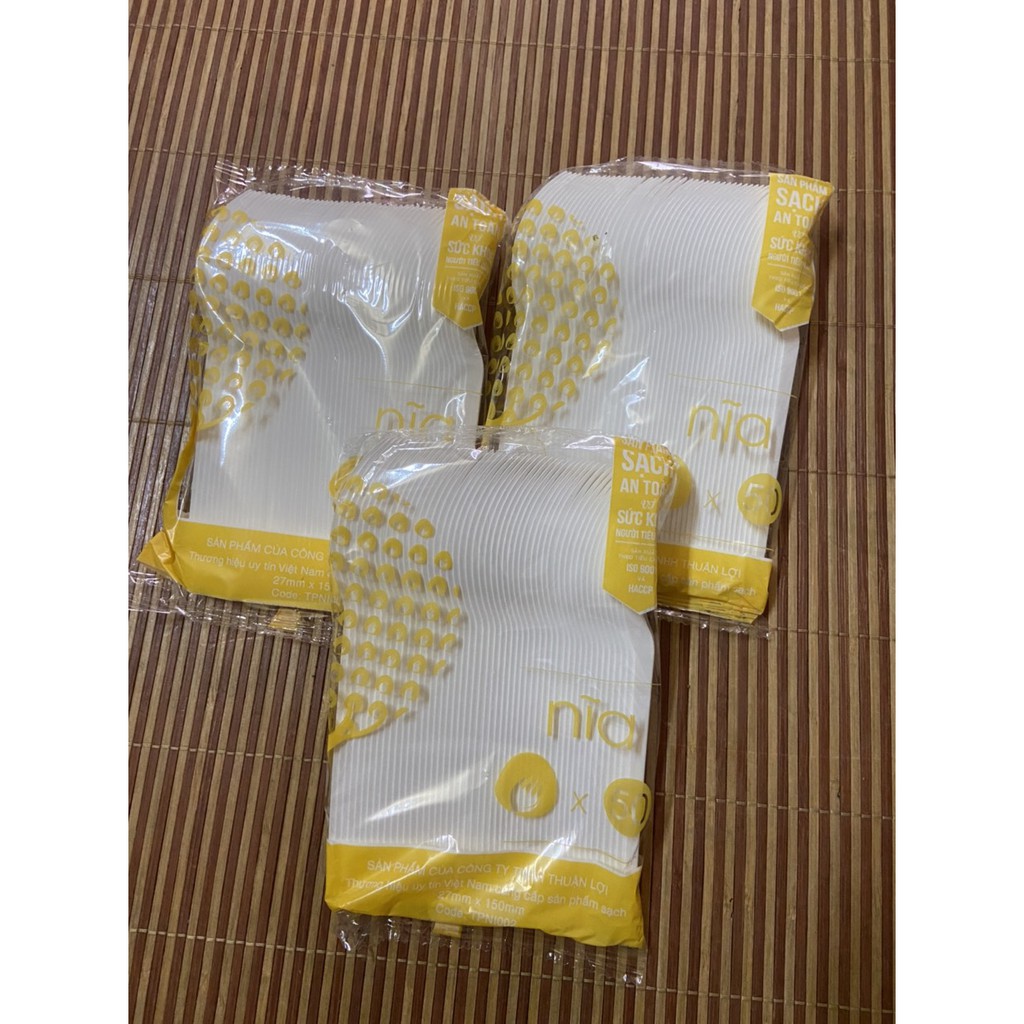 Combo 50 Dĩa nhựa dùng 1 lần loại đẹp của Thuận Lợi