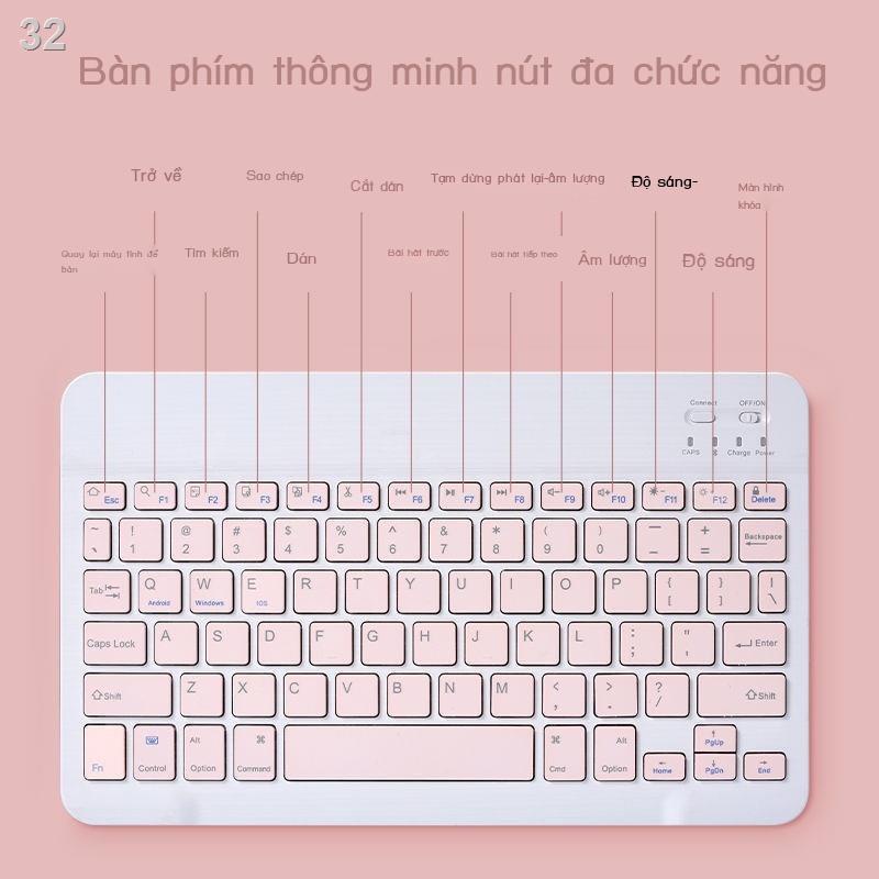 【giá cực rẻ】✿Bàn phím không dây bluetooth chuột apple ipad máy tính bảng điện thoại di động android huawei ngoài đa năn