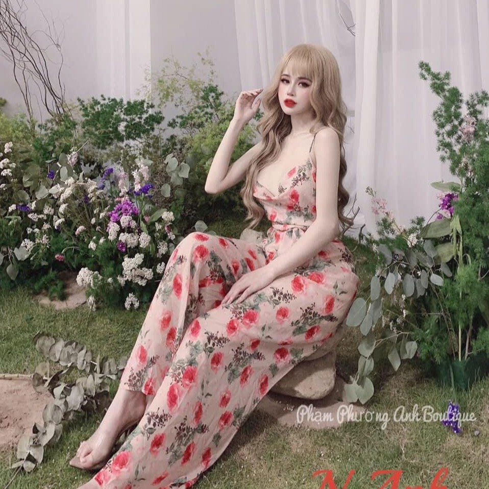 Set đồ nữ cá tính, set váy liền thân đi chơi sang chảnh mùa hè đẹp 8A00180