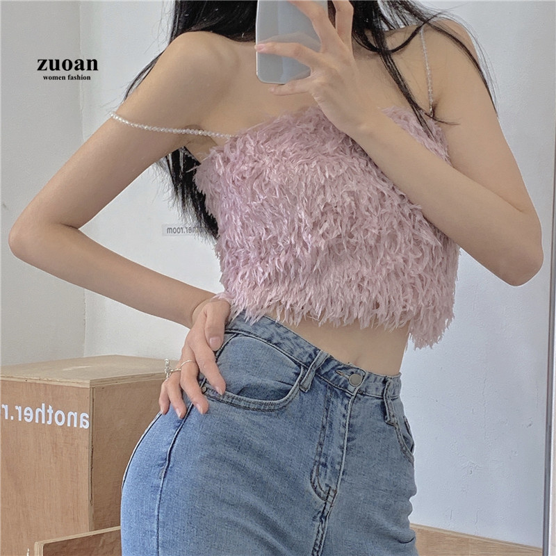 SUXI Áo dây phong cách Hàn Quốc gợi cảm cho nữ