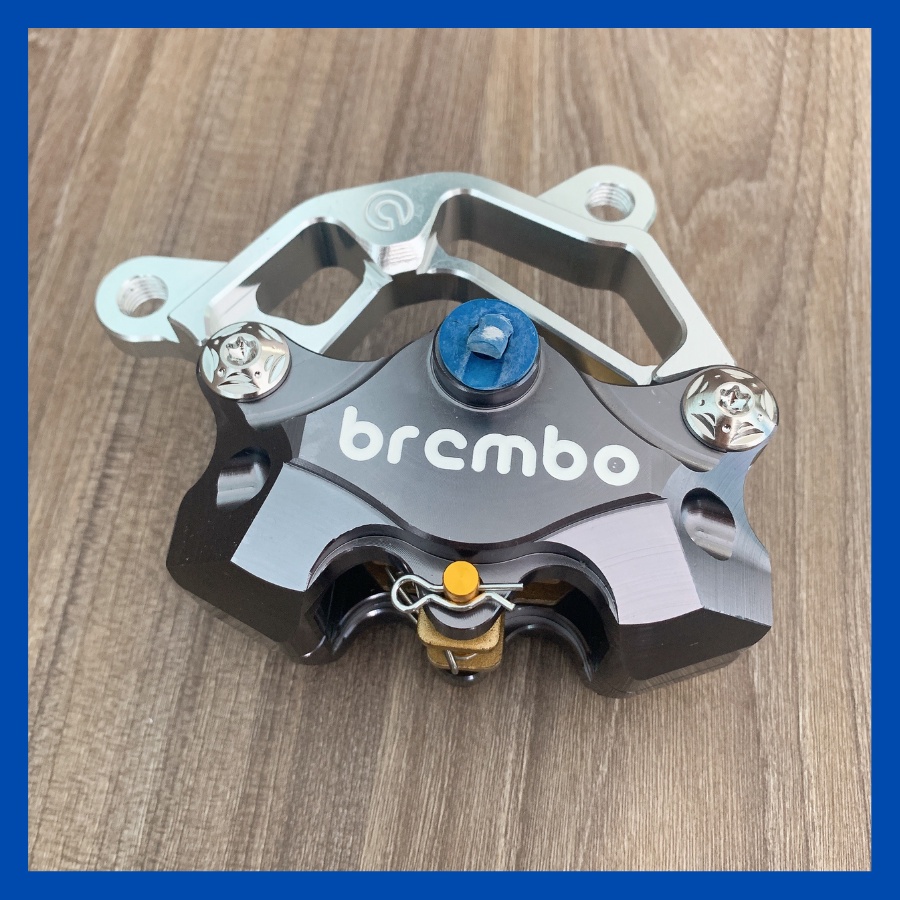 Heo trước và Pát Sirius đĩa 260/267mm heo 2 Piston đối xứng màu xám