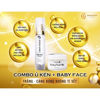 Combo ủ kén tằm+ baby face milk