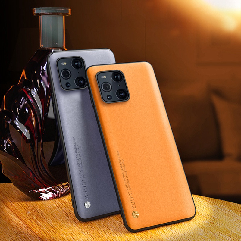 Ốp Điện Thoại Da Silicone Mềm Mỏng Nhám Cho OPPO Find X5 X2 X3 Pro