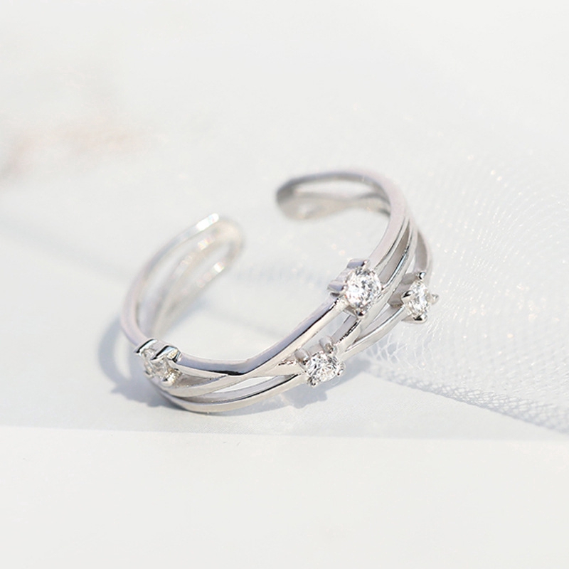 Exquisite  Nhẫn thời trang đính đá độc đáo cho nữ