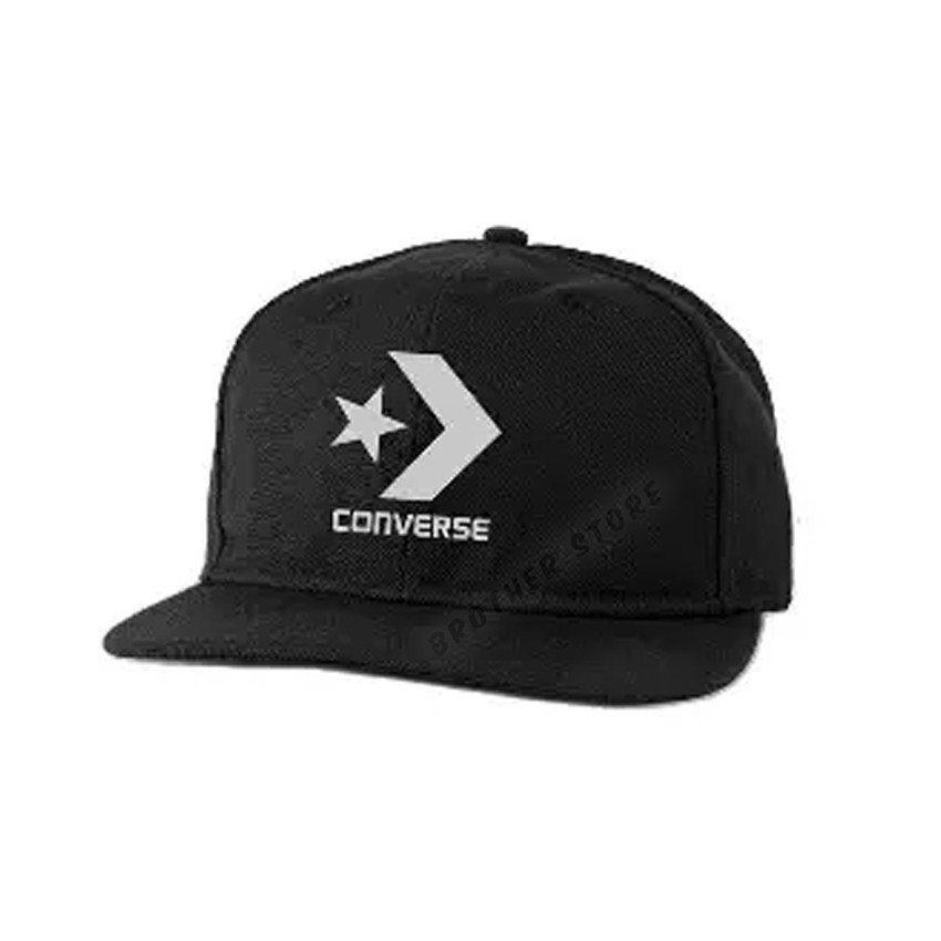 Nón Snapback Màu Đen In Logo Converse Trẻ Trung Năng Động