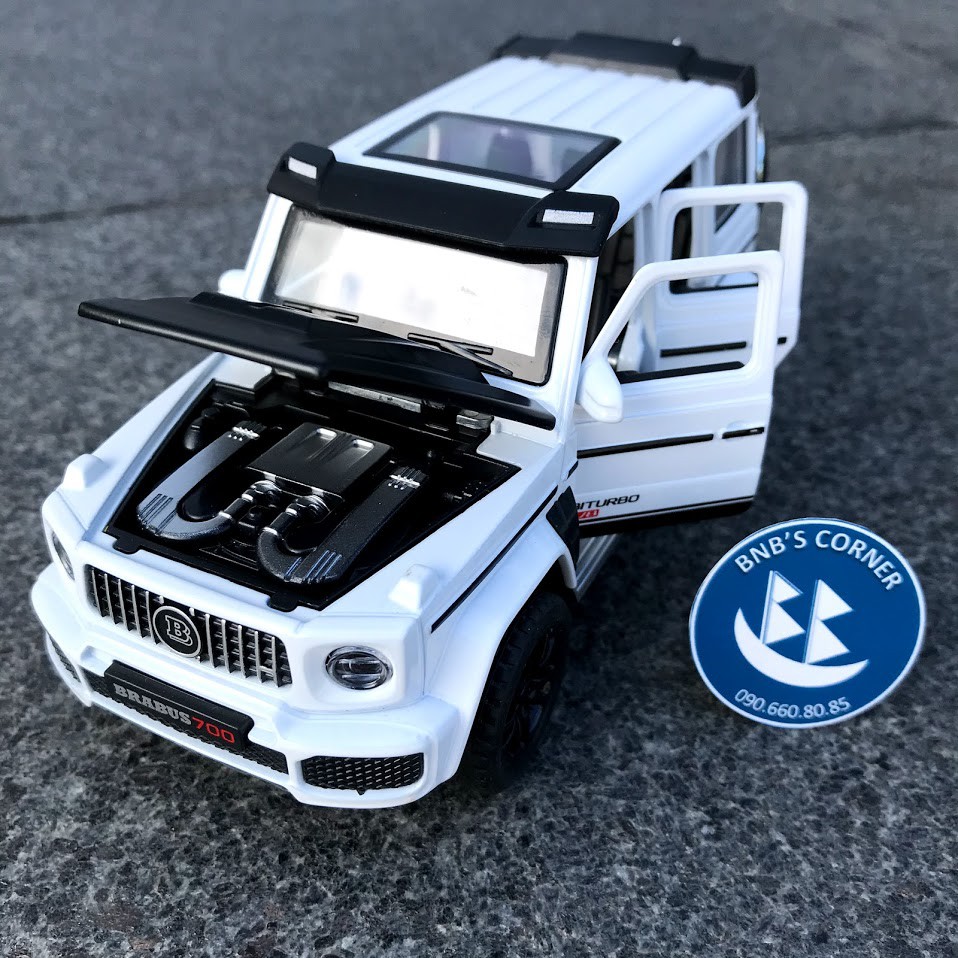 [BNB's Corner] Xe mô hình 1:32 Mercedes-Benz Brabus G700 hãng Double Horses