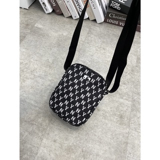 Túi Đeo Chéo minibag LA  M.L.B Monogram - Black XUẤT DƯ FULL TEM TAG CODE