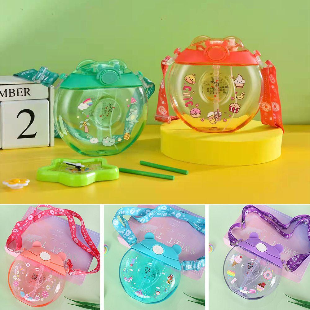 MYRONGVN Bình Nước Hình Bánh Donut Hoạt Hình Đáng Yêu Cho Trẻ Em