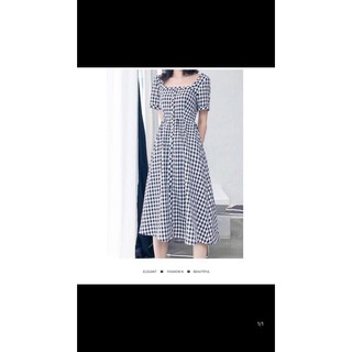 váy caro topshop
