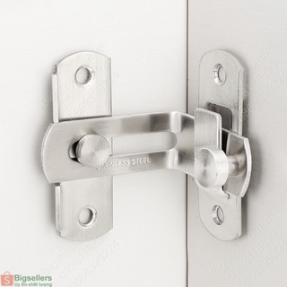 Chốt cài cửa trượt, cửa lùa loại góc 90 độ làm bằng inox 201 không gỉ