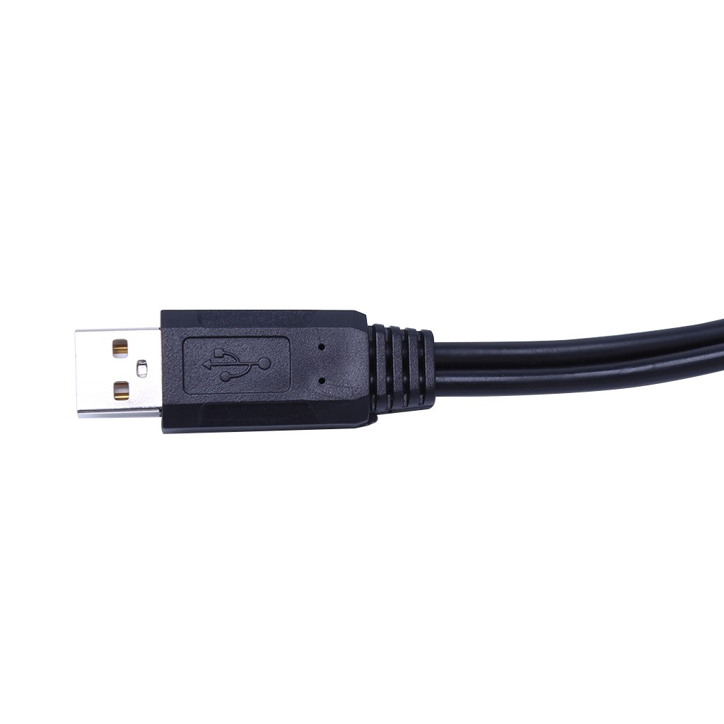 Cáp chuyển đổi USB 2.0 Type A từ 1 đầu cắm sang 2 ổ cắm tiện lợi