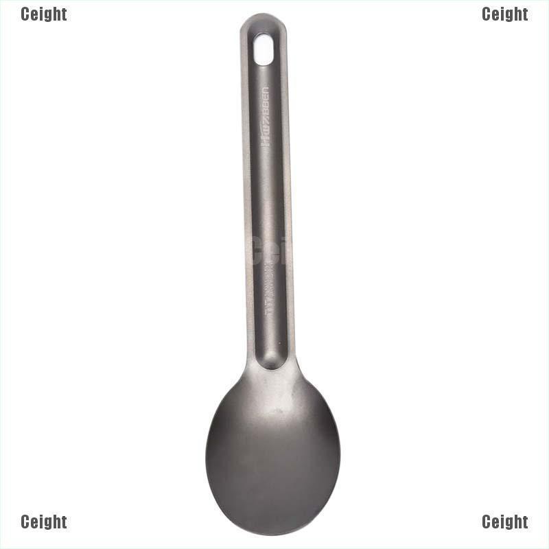 Bộ muỗng nĩa bằng titan dùng khi cắm trại / dã ngoại