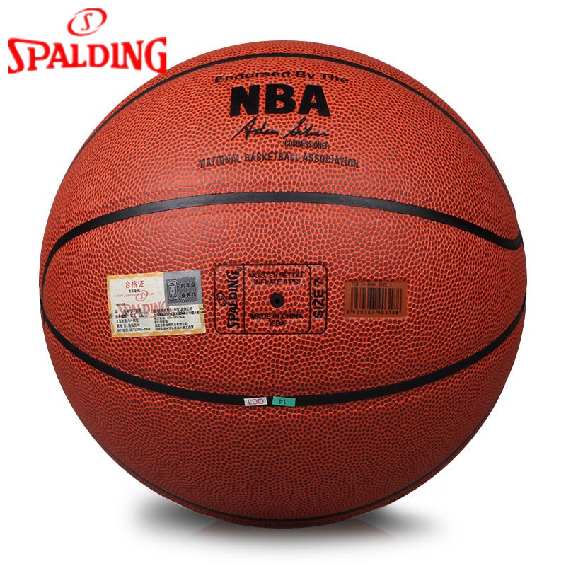 SPALDING NBA Bóng Rổ Chính Hãng 74-604y Size 7 Chất Lượng Cao