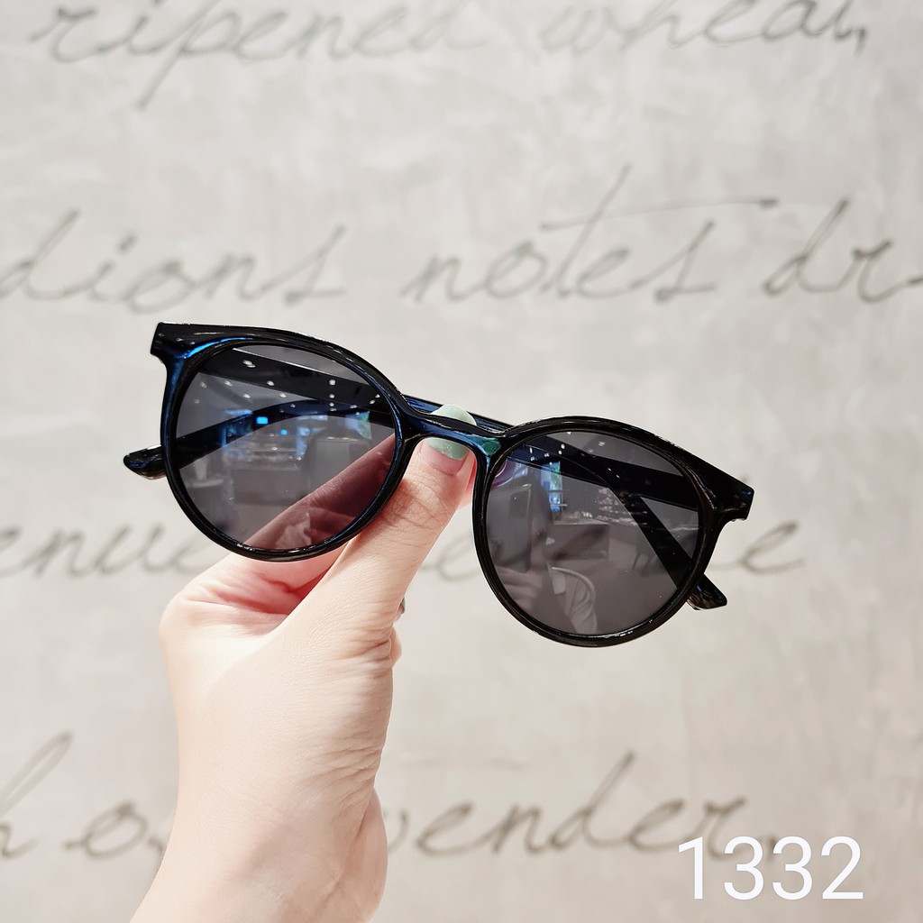 Kính Mát Nữ Thời Trang Hàn Quốc L1332 - Kính Râm Nữ Tròn Chống UV400 Lilyeyewear