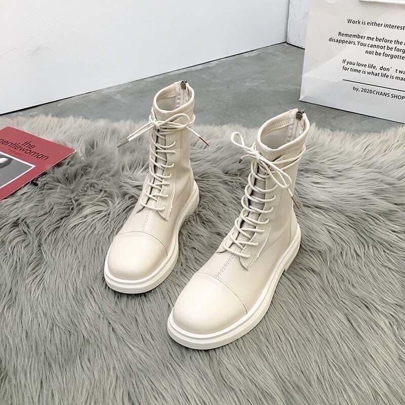 (NEW 98%) BOOT CAO CỔ SIZE 39 CÓ KHOÁ KÉO PHÍA SAU