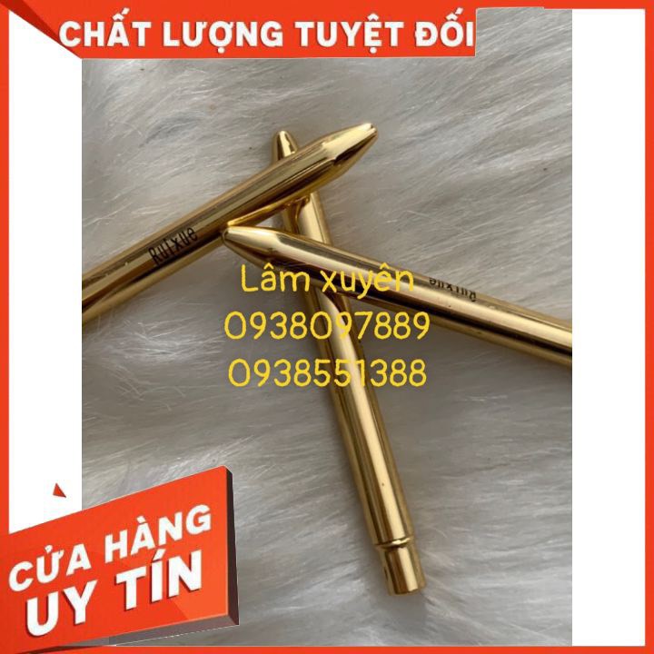 [FREESHIP] Cọ đánh son môi RUIXOU cán vàng, có nắp đậy, nhẹ nhàng tán đều son môi, mang lại vẻ đẹp tự tin cho phái đẹp