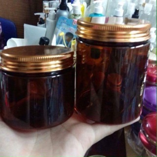 Hủ pet nhôm nâu trong 150g và 250g