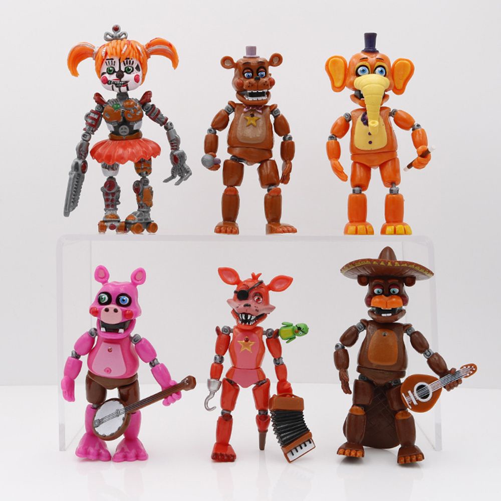 Mô hình chú gấu Bonnie Foxy Fazbear FNAF cỡ nhỏ dành cho trang trí nhà cửa