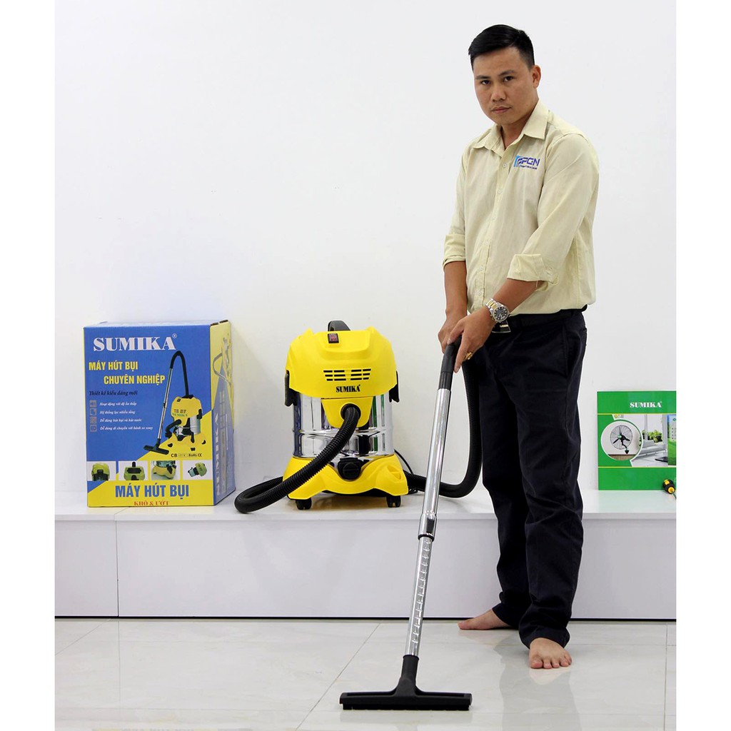 Máy hút bụi gia đình Sumika K20 - hút bụi, hút nước, motor 100% lõi đồng Italy, lọc HEPA | BigBuy360 - bigbuy360.vn