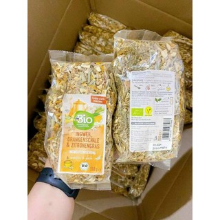 Trà gừng cam sả hữu cơ gói 100g