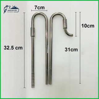 Bộ INOUT INOX bể cá cảnh CHÍNH HÃNG - in out cho máy lọc hồ cá cảnh, thủy sinh